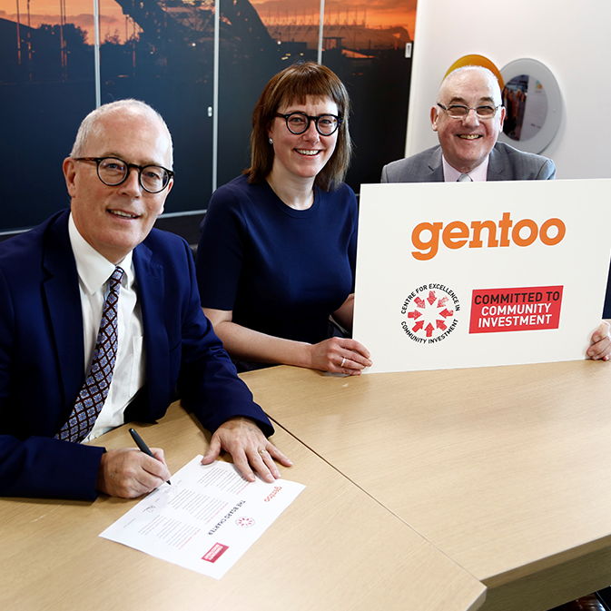 Gentoo becomes first social landlord to sign up to Board Charter for Community Investment